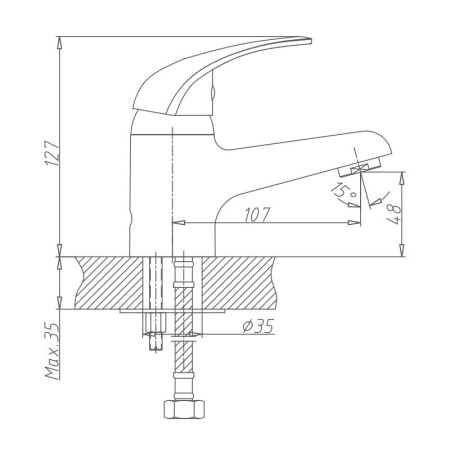 Смеситель для раковины Haiba HB1003