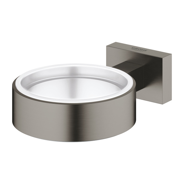 Держатель для стакана или мыльницы Grohe Essentials Cube 40508 AL1 (40508AL1) темный графит, матовый
