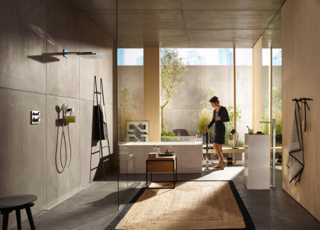 Смеситель для ванны напольный Hansgrohe Metropol 32532000 хром