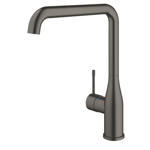 Смеситель для кухни однорычажный Grohe Essence New 30269 AL0 (30269AL0) темный графит матовый