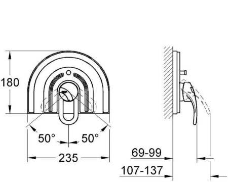 Смеситель для ванны Grohe Chiara 19530Z00 (19530 Z00)