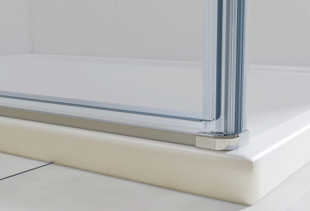 Душевой уголок Vincea  Extra VSR-1E101190CL (100х90)  хром, стекло прозрачное