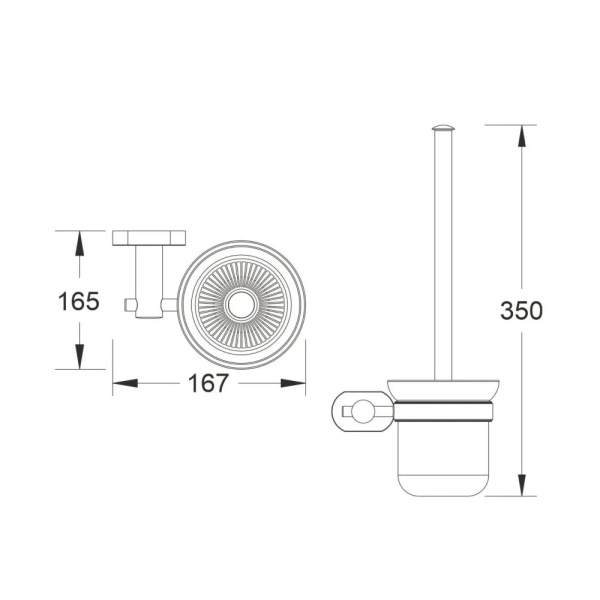 Ершик Belz  B90110, черный
