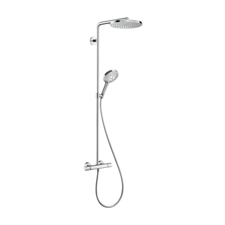 Душевая система с термостатом Hansgrohe Raindance Select S Showerpipe 240 1jet PowderRain 27633000 хром