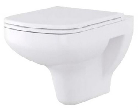 Унитаз подвесной Cersanit Colour P-MZ-COL с серой крышкой