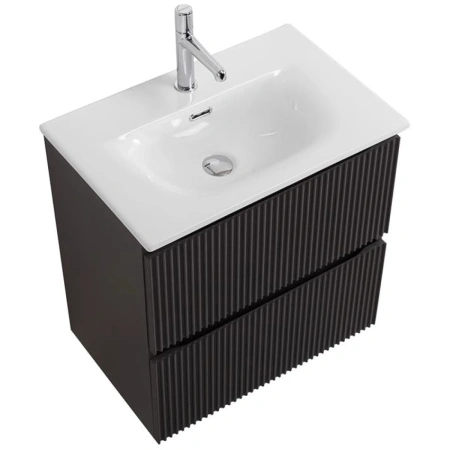 Тумба под раковину 50 BelBagno Uno UNO-MINI-500-2C-SO-GSO темно-серый матовый, без раковины