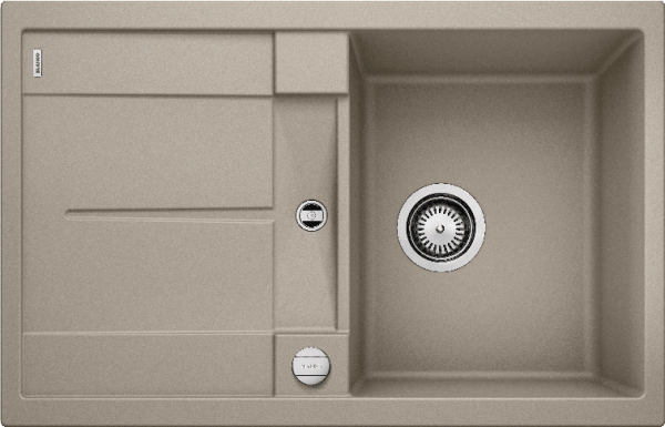 Мойка кухонная Blanco METRA 45 S SILGRANIT PuraDur (серый беж), 517345