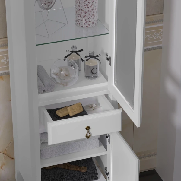 Пенал Opadiris Лоренцо, белый матовый, правый Z0000008218