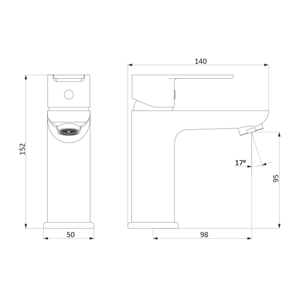 Смеситель для раковины Damixa RedBlu Origin Elegance 840210000