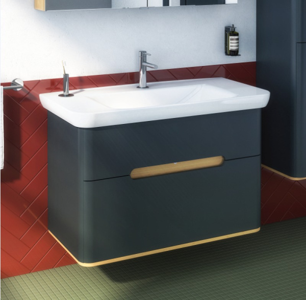 Тумба с раковиной Vitra Sento 100 60838