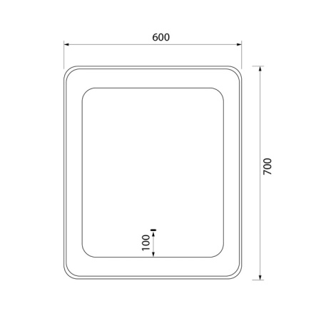 Зеркало IDDIS с подсветкой Esper 60 см (ESP6000i98)