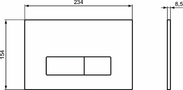 Клавиша смыва Ideal Standard Oleas R0121A6