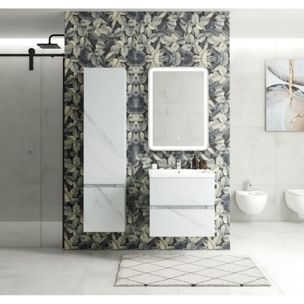 Пенал подвесной Art&max AM-Techno-1600-AC-SO-MR960-R Монти мрамор