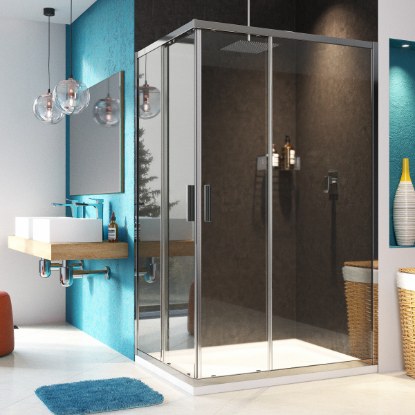 Душевой уголок (120х90) WasserKRAFT Lippe 45S07