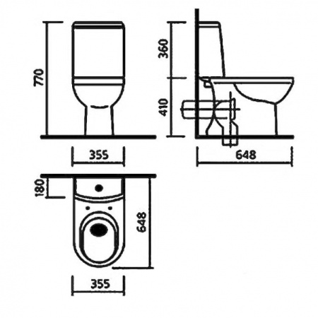 Унитаз-компакт Sanita luxe Next luxe NXTSLCC01020622