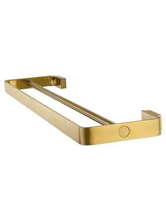 Полотенцедержатель двойной WONZON & WOGHAND LOTTE, брашированное золото WW-8311A-BG