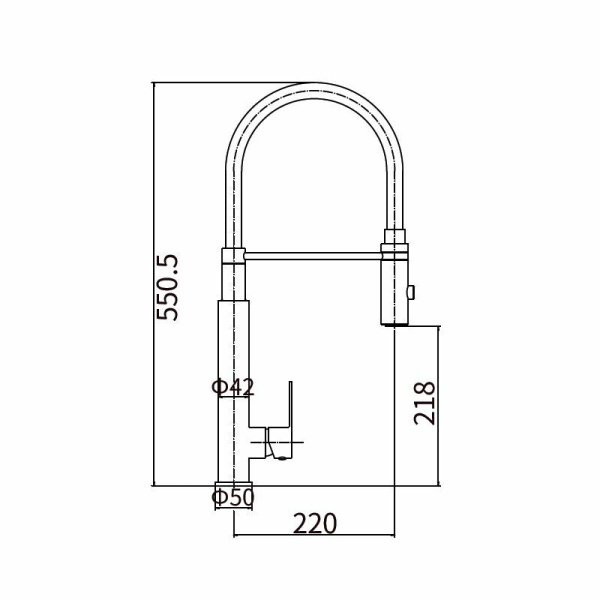 Смеситель для кухни FASHUN A54102-12 Смеситель для кухни FASHUN A54102-12