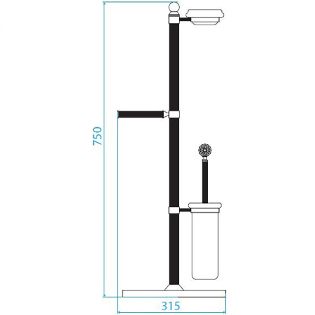 Стойка Cezares Olimp OLIMP-WCS-02-Sw