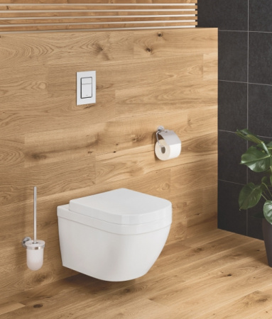 Унитаз подвесной безободковый Grohe Euro Ceramic 39554 000 (39554000) микролифт