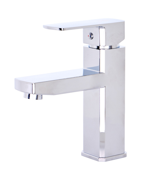 Смеситель для раковины однорычажный полимерный OneLife P06-021cr хром