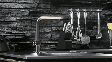 Смеситель однорычажный для мойки, 1/2" Grohe Minta 31375 DC0 (31375DC0) суперсталь