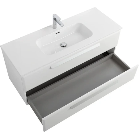 Тумба под раковину Cezares ECO-CER-N-1200-2C-SO-BL Bianco Lucido без ручек