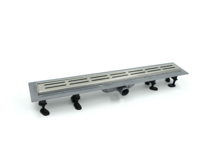 Душевой лоток Timo 70см с решеткой DOUBLE GAP из нержавеющей стали Smart Plus SMP-DGG70-LS40(DRY)