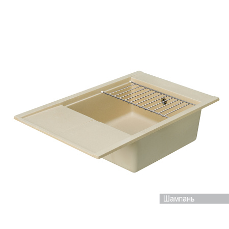 Кухонная мойка Aquaton Делия 78 1A715132DE290 шампань