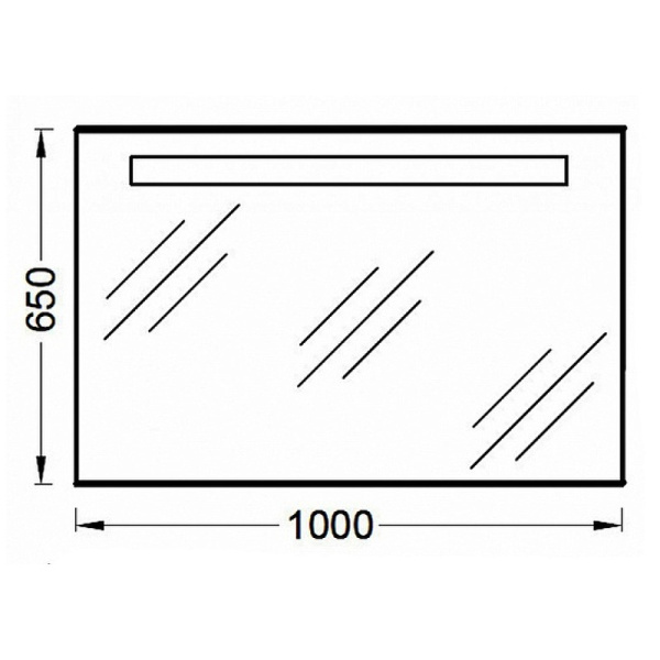 Зеркало Jacob Delafon Parallel 100 EB1416RU-NF