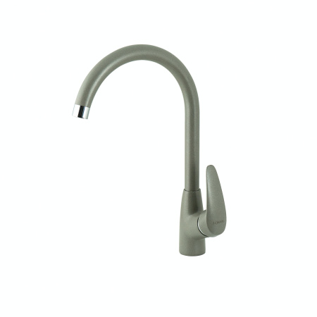 Смеситель для кухни Lemark LINARA LM0405PGS серый шелк