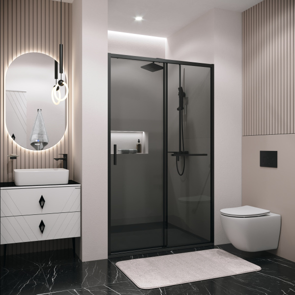 Душевая дверь (130х195) Grossman Style 100.K33.05.130.21.10, раздвижная