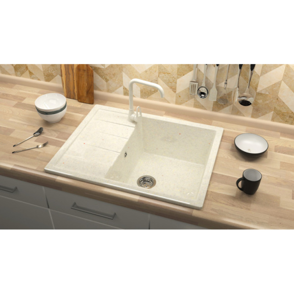 Кухонная мойка Marrbaxx Катрин Z151 Z151Q007 хлопок белый