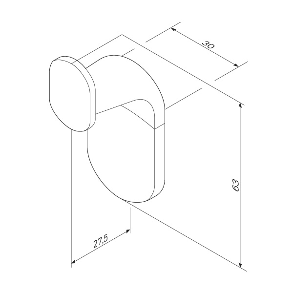 Крючок для полотенец Am.Pm X-Joy A84345500
