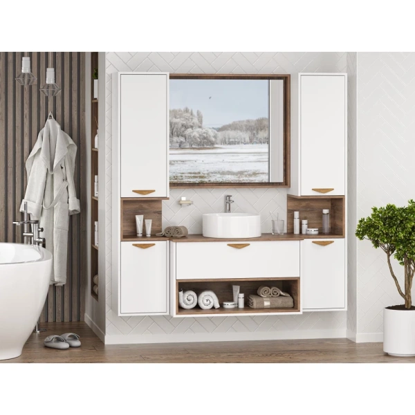 Тумба под раковину Brevita Bergen 90 BER-07090-19-01-1Я