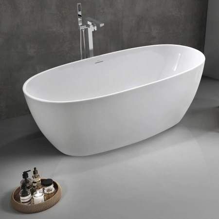 Акриловая ванна (170х80) ABBER AB9265-1.7 без гидромассажа, белый