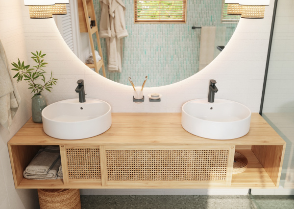 Держатель банных полотенец Hansgrohe AddStoris 41747340 шлифованный черный хром