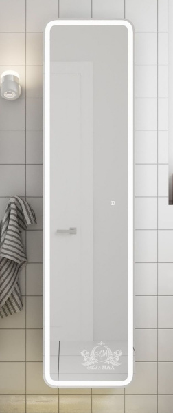 Зеркало-пенал с подсветкой Art&Max PLATINO AM-Pla-400-1600-1D-R-L-DS-F