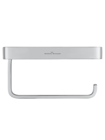 Держатель для туалетной бумаги с полкой WONZON & WOGHAND FLAT, хром WW-9736