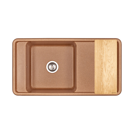 Кухонная мойка Aquaton Беллис 97 1A725132BS270 терракот