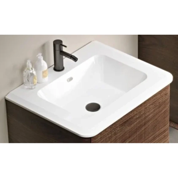 Раковина Cezares Idra 50352 61x49 см, накладная, белый матовый Bianco opaco