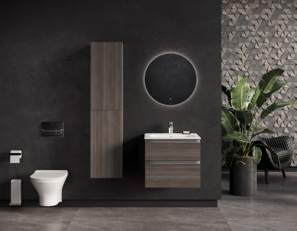 Тумба под раковину Roca Gap 60 городской дуб, 2 ящика, A857397402