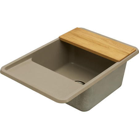 Кухонная мойка Aquaton Беллис 78 1A725032BS250 серый шелк