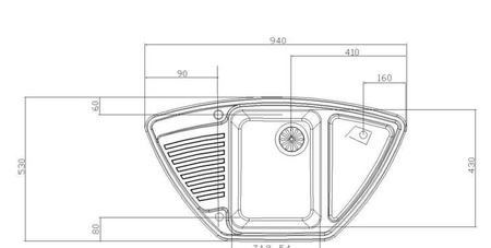 Кухонная мойка Акватон Лория черная 1A715032LR100