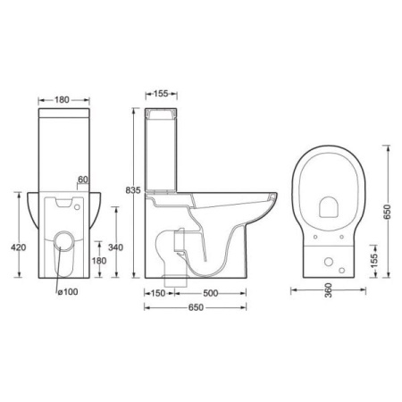 Бачок для унитаза BelBagno Bingo BB548T