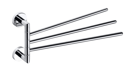Тройной полотенцедержатель поворотный Bemeta Omega 104204112