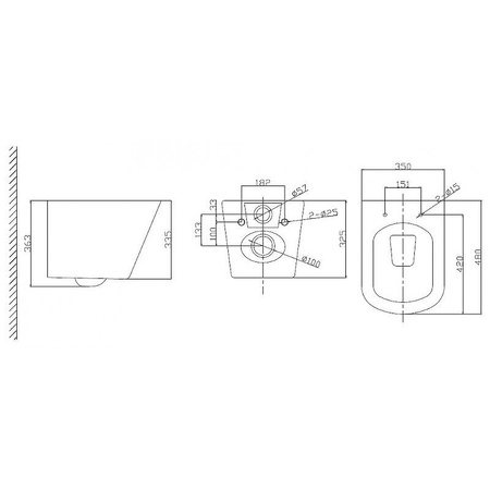 Комплект унитаза с инсталляцией BelBagno BB3103CHR/SC/BB002-80/BB014-SR-BIANCO