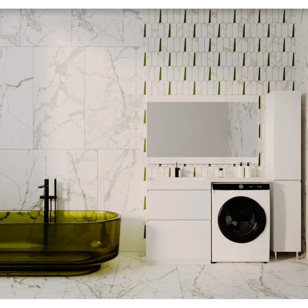 Тумба под стиральную машину напольная Style Line Даллас СС-00000557 белый