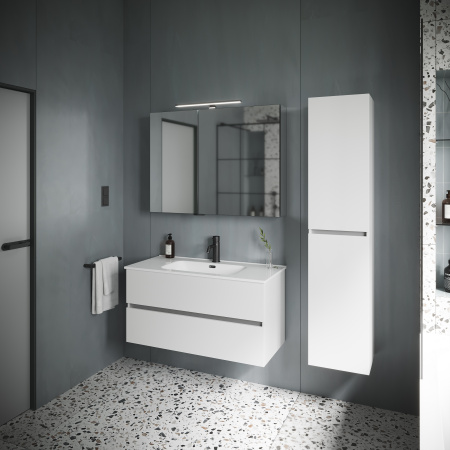 Тумба под раковину Sancos  Urban UR100W белый глянец