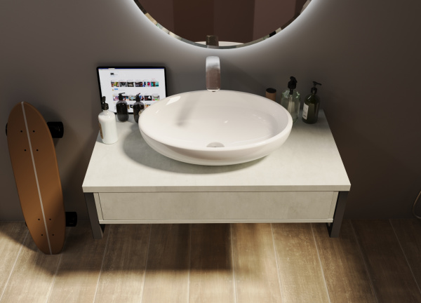 Тумба под раковину 1Marka  Grunge Loft 80П У85851