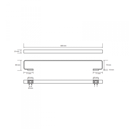 Полотенцедержатель Bemeta Solo 139104282